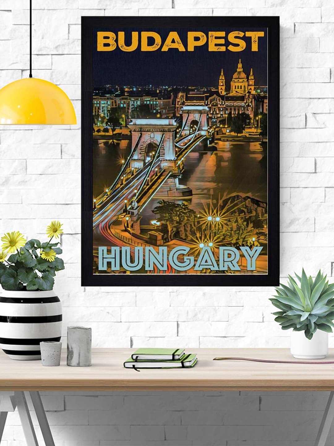 

Gallery99 Multicolored Budapest Hungary Framed Wall Art, Multi