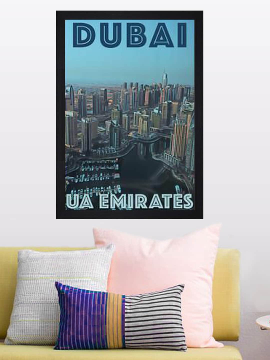 

Gallery99 Multi Dubai Ua Emirates Texture Paper Framed Wall Art