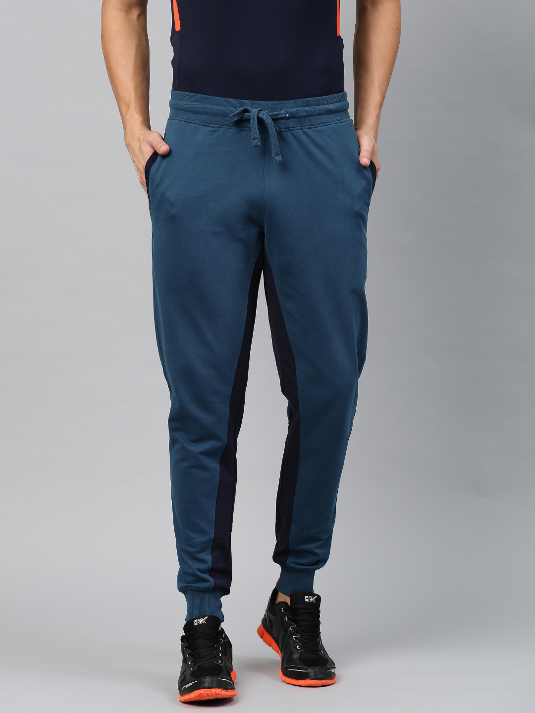 

HRX by Hrithik Roshan Teal Blue Joggers