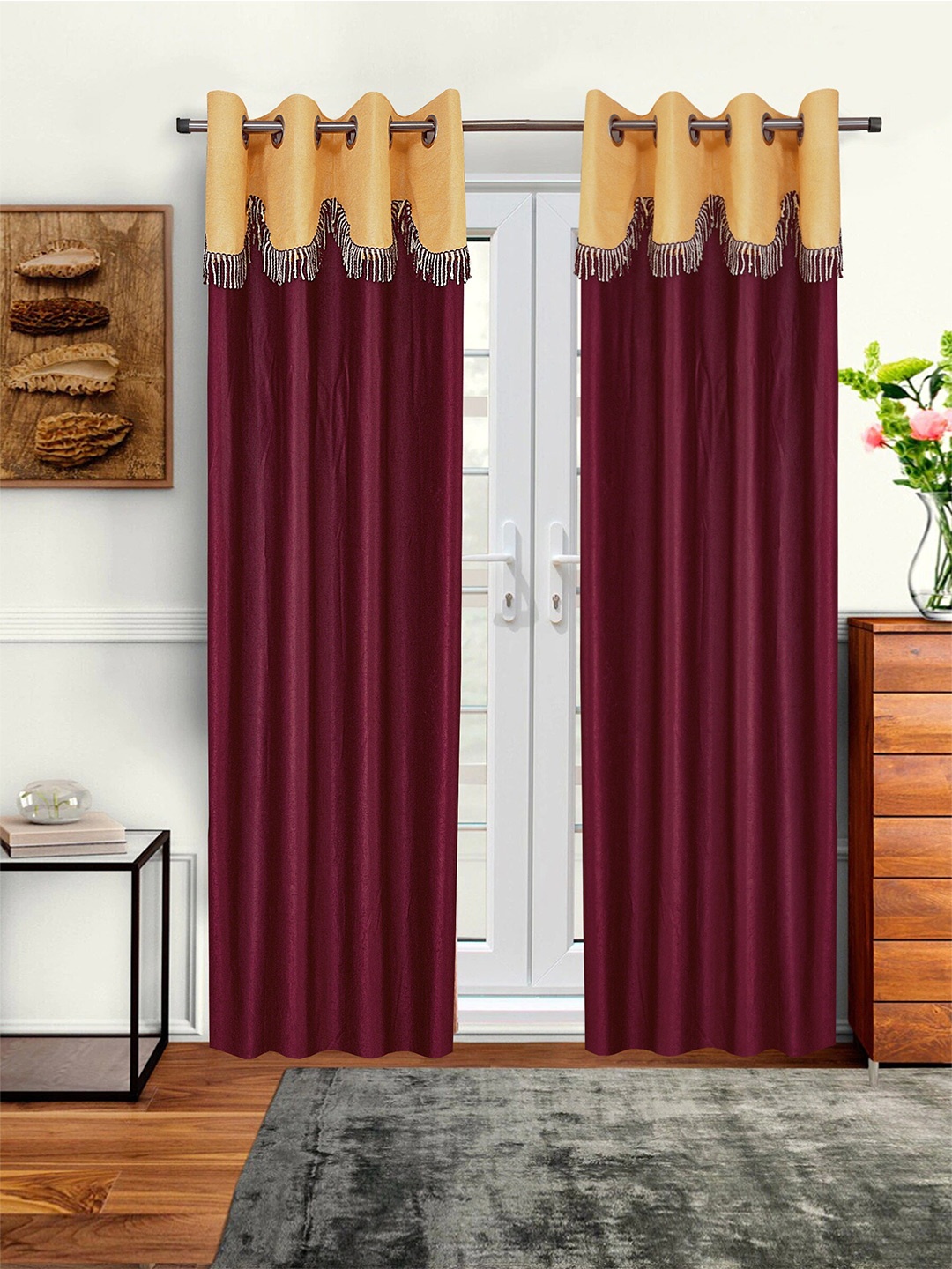 

Cortina Purple Set of 2 Door Curtain