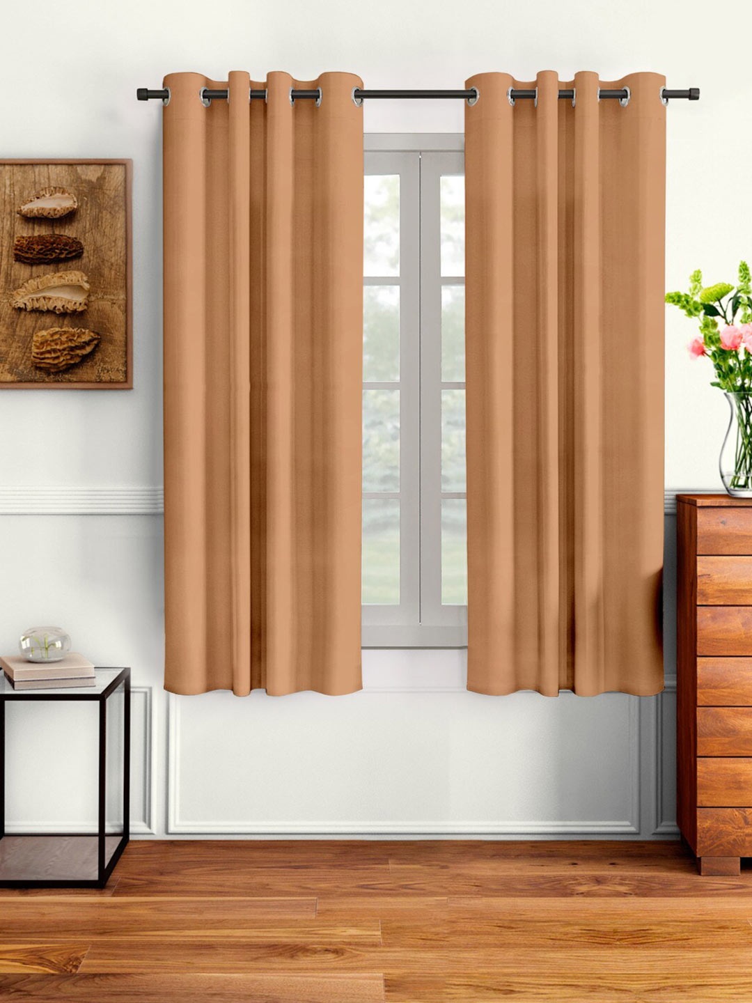 

Cortina Beige Set of 2 Window Curtain