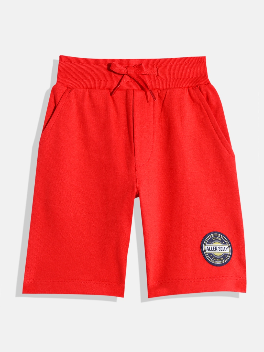 

Allen Solly Junior Boys Red Pure Cotton Shorts
