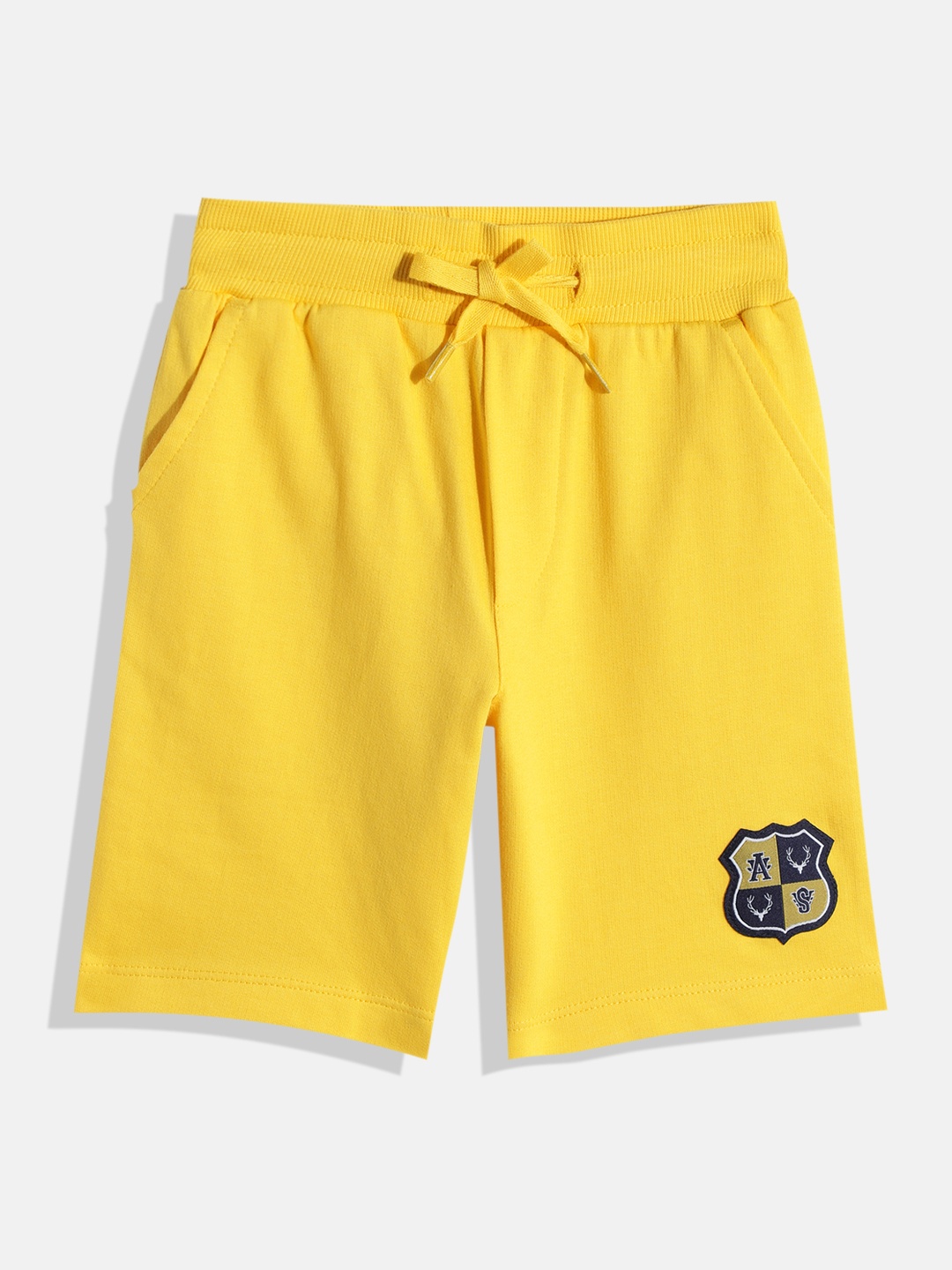 

Allen Solly Junior Boys Yellow Pure Cotton Shorts