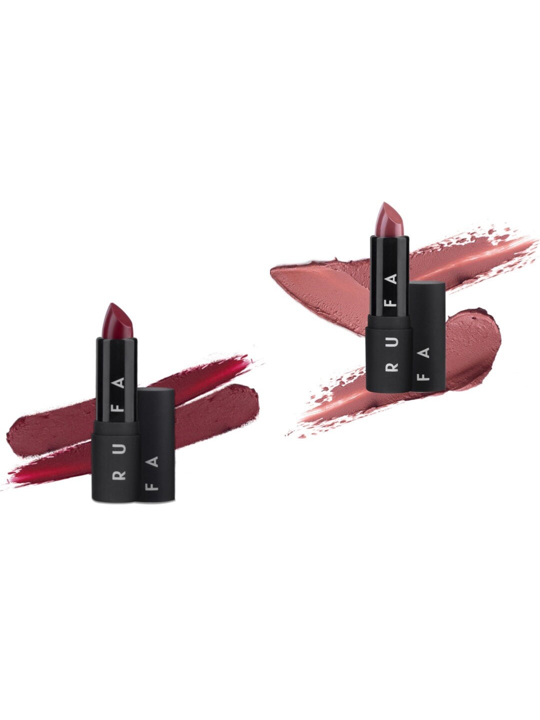 

Rufa Beauty Butter Smooth Matte Lip Kit - Day to Night Duo, Nude