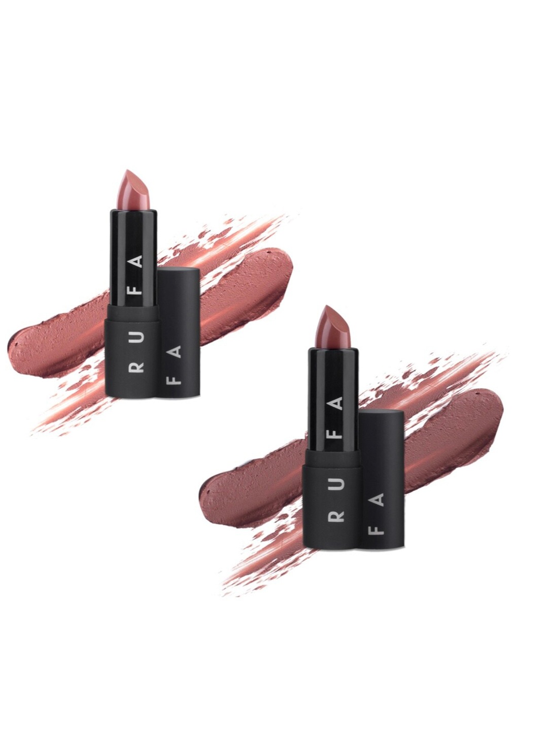 

Rufa Beauty Butter Smooth Matte Lipstick Nude Alert Duo - 08 & 09
