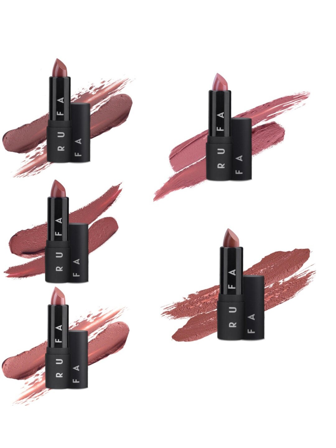 

Rufa Beauty Butter Smooth Matte Lipstick Kit - Nude Queen