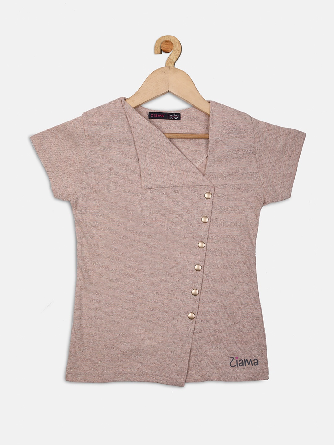 

Ziama Beige Solid Top