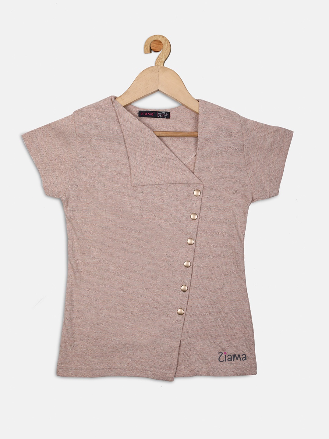 

Ziama Beige Solid Top