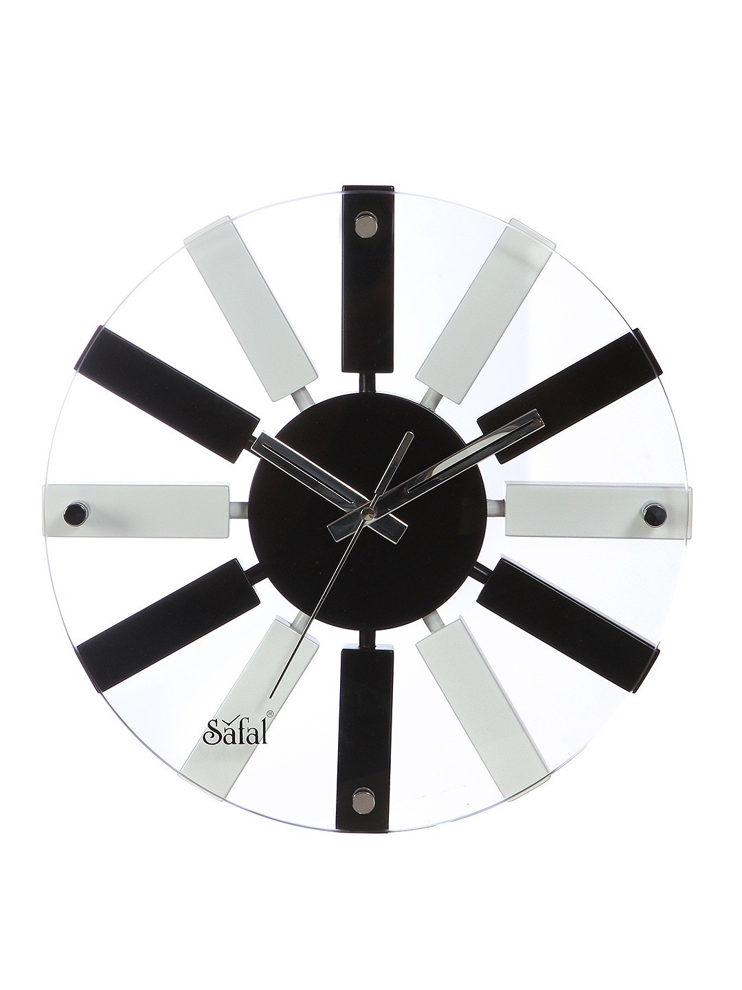 

Safal Black & White 31 cm Analogue Wall Clock