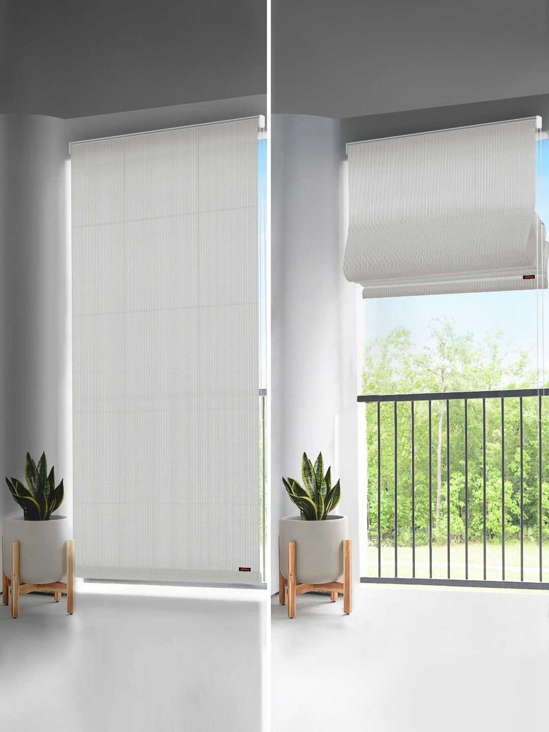 

Hippo White Room Darkening Window Blinds