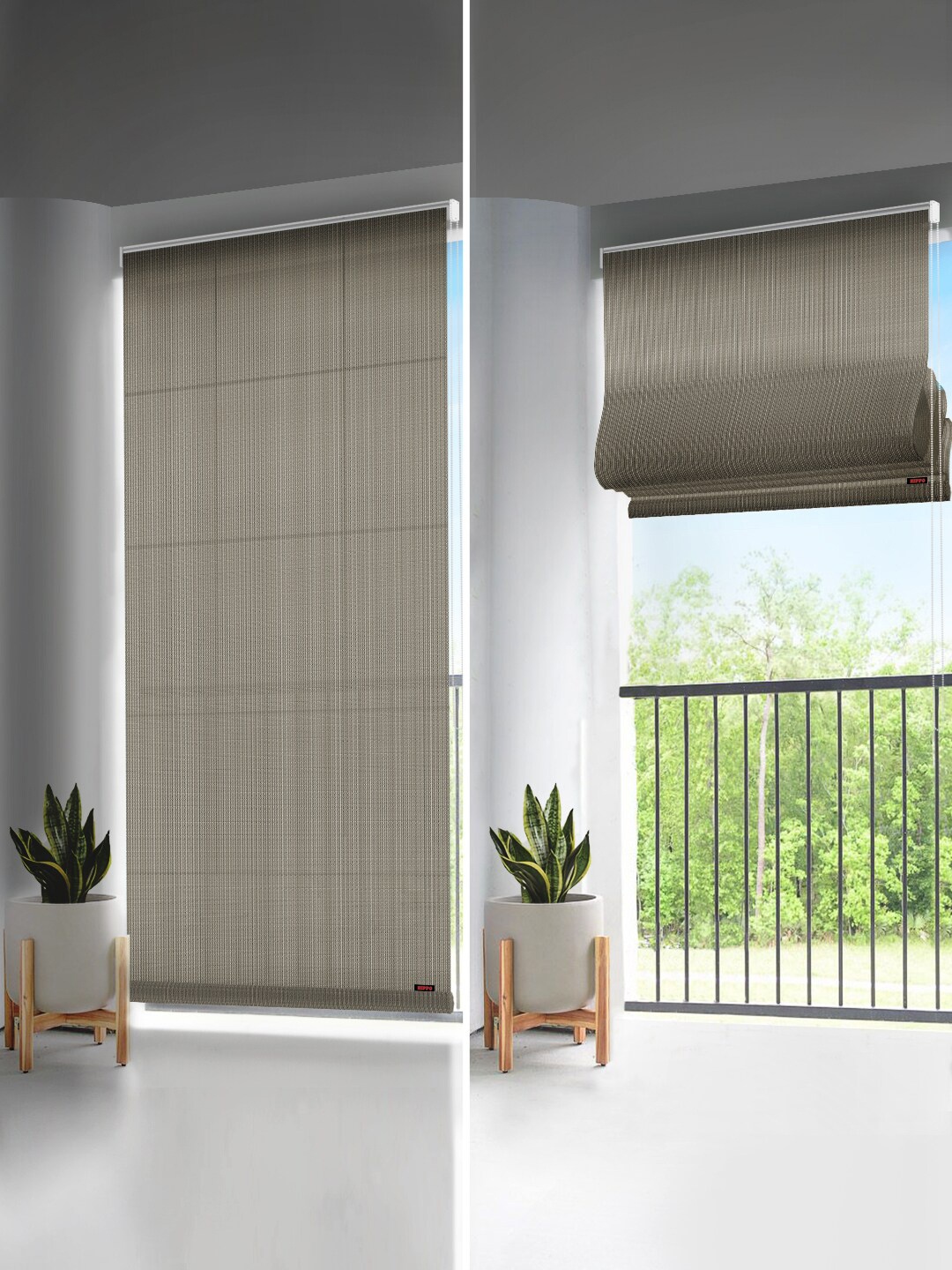 

Hippo Brown Room Darkening Window Blinds