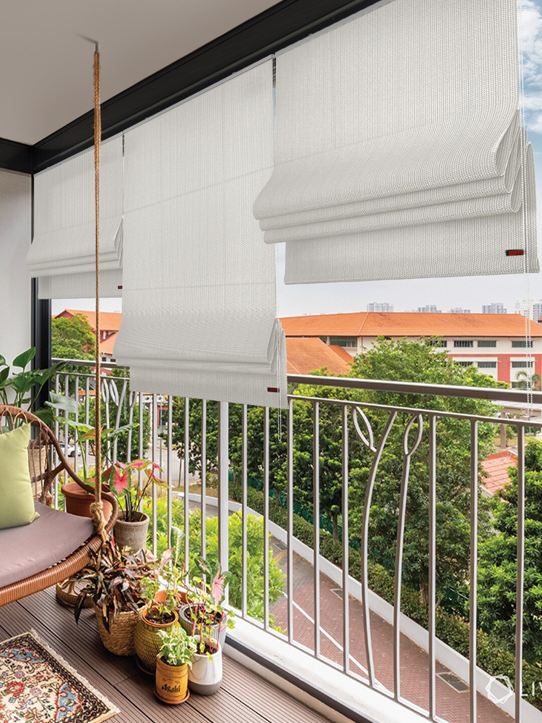 

Hippo White Room Darkening Window Blinds