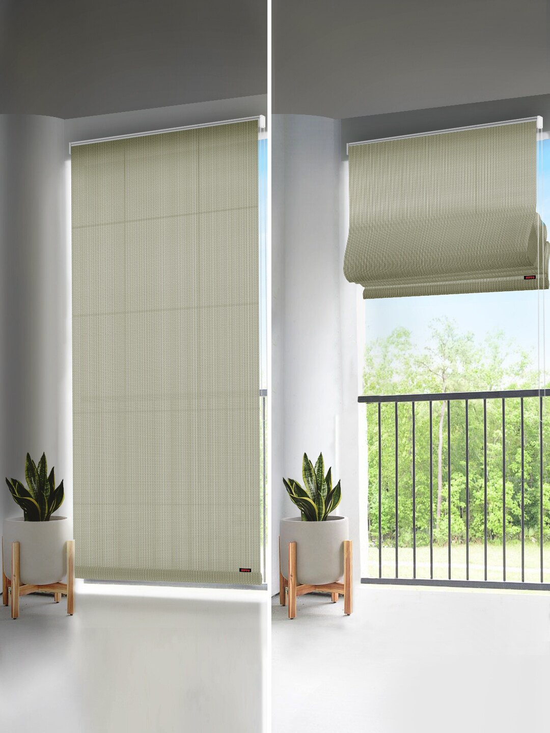 

Hippo Grey Room Darkening Window Blinds