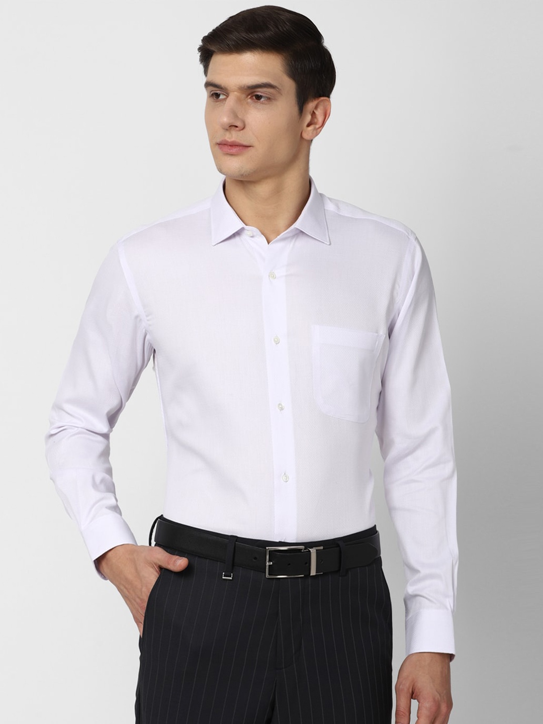 

Van Heusen Men White Formal Shirt