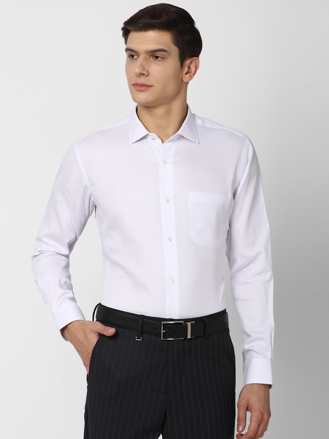 

Van Heusen Men White Formal Shirt
