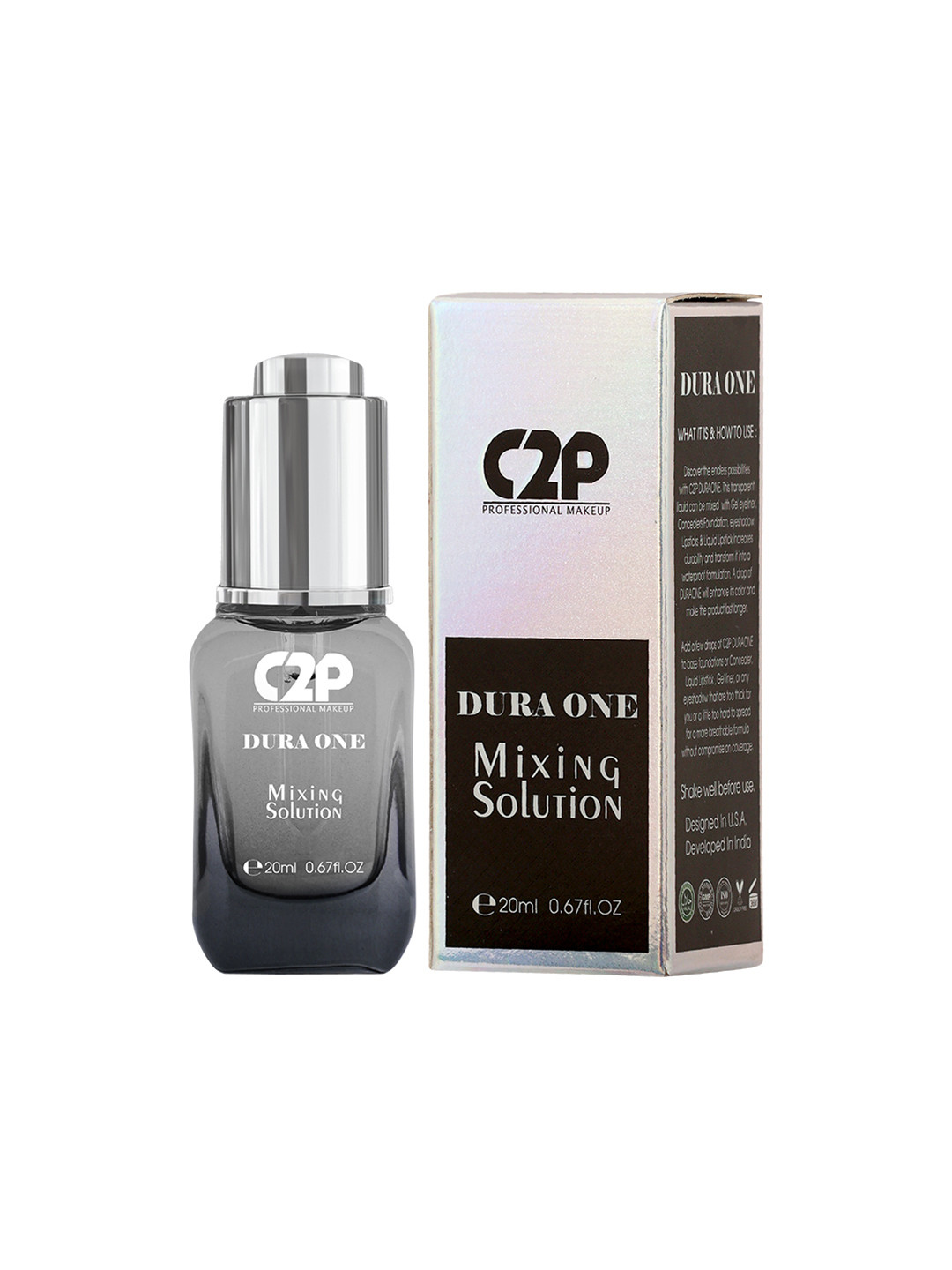 

C2P PROFESSION MAKEUP Dura One Makeup Mixing Solution - 20 ml, Black