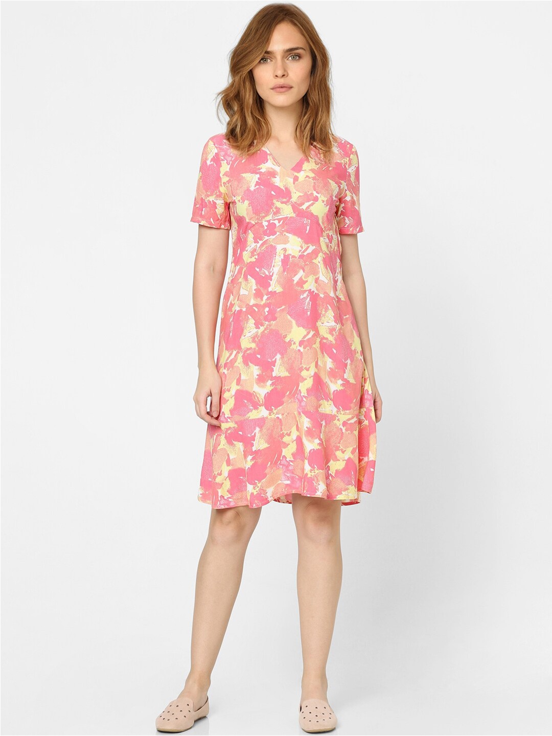 

Vero Moda Women Pink Floral Dress