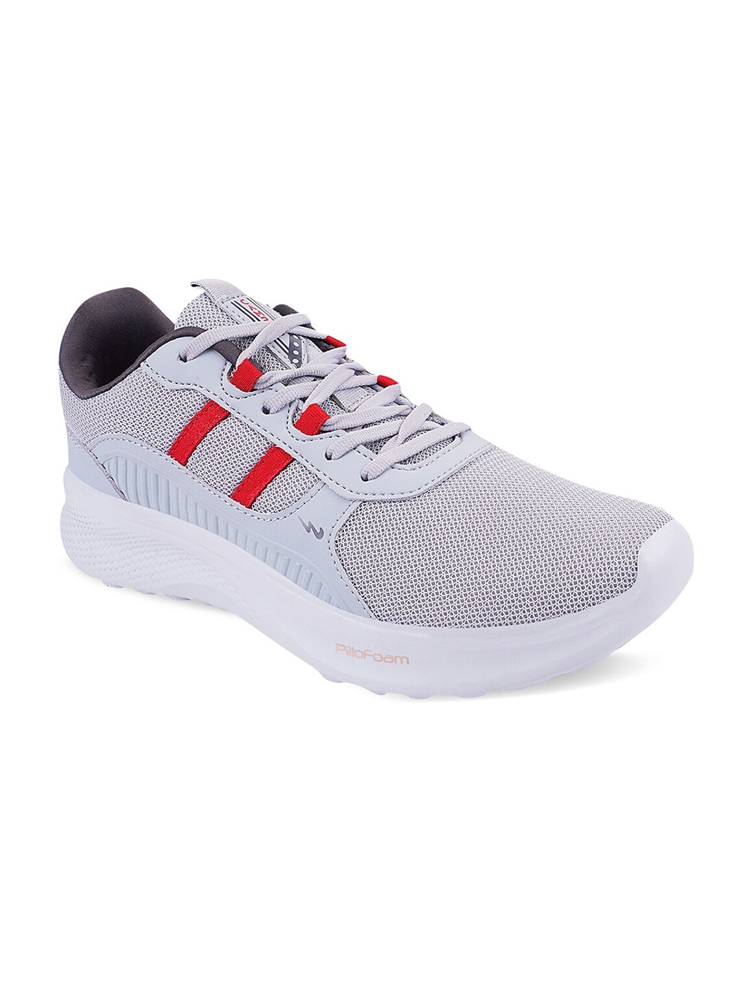 

Campus Men Grey Mesh Running Shoes