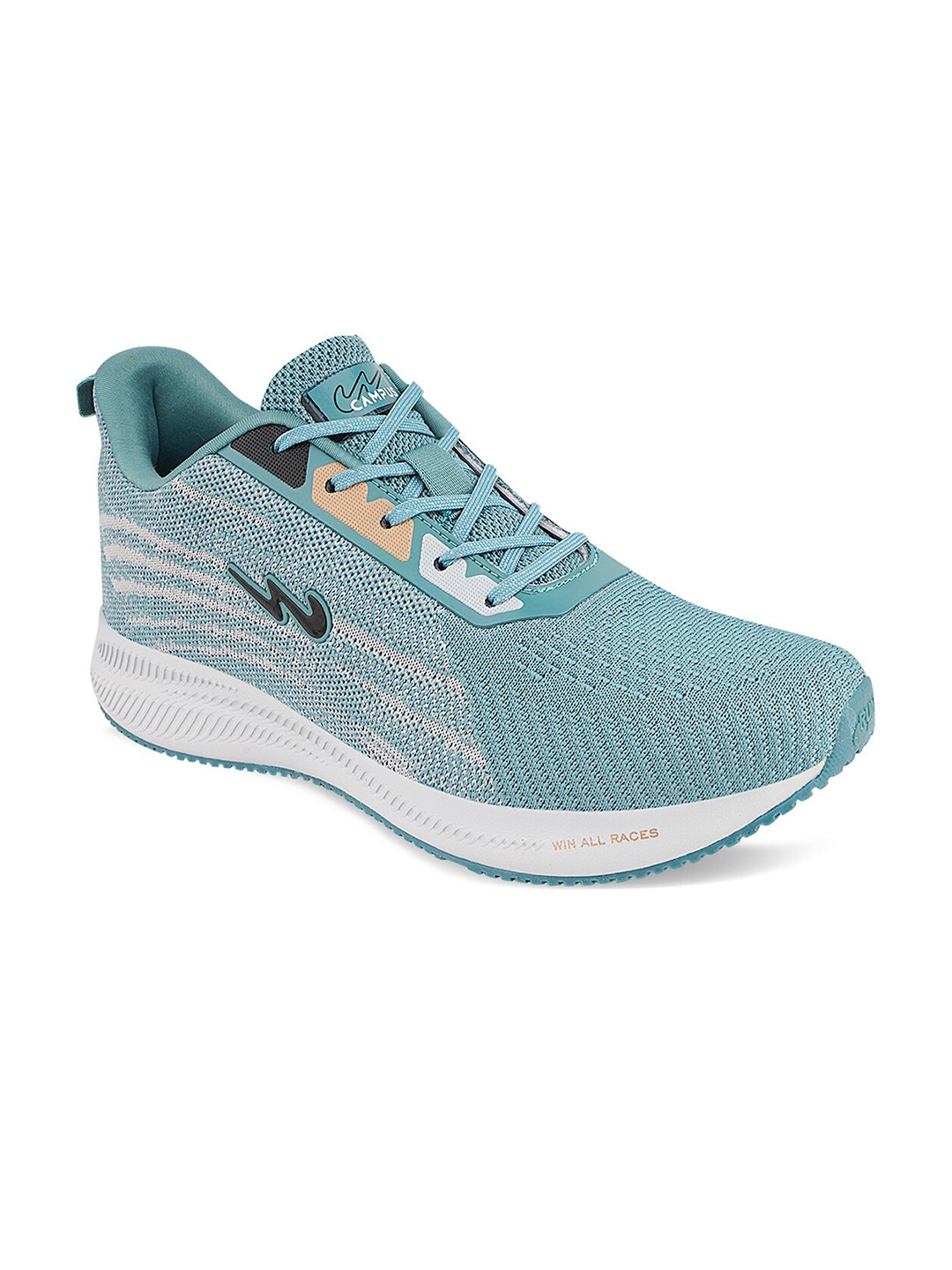 

Campus Men Green Mesh Running Shoes