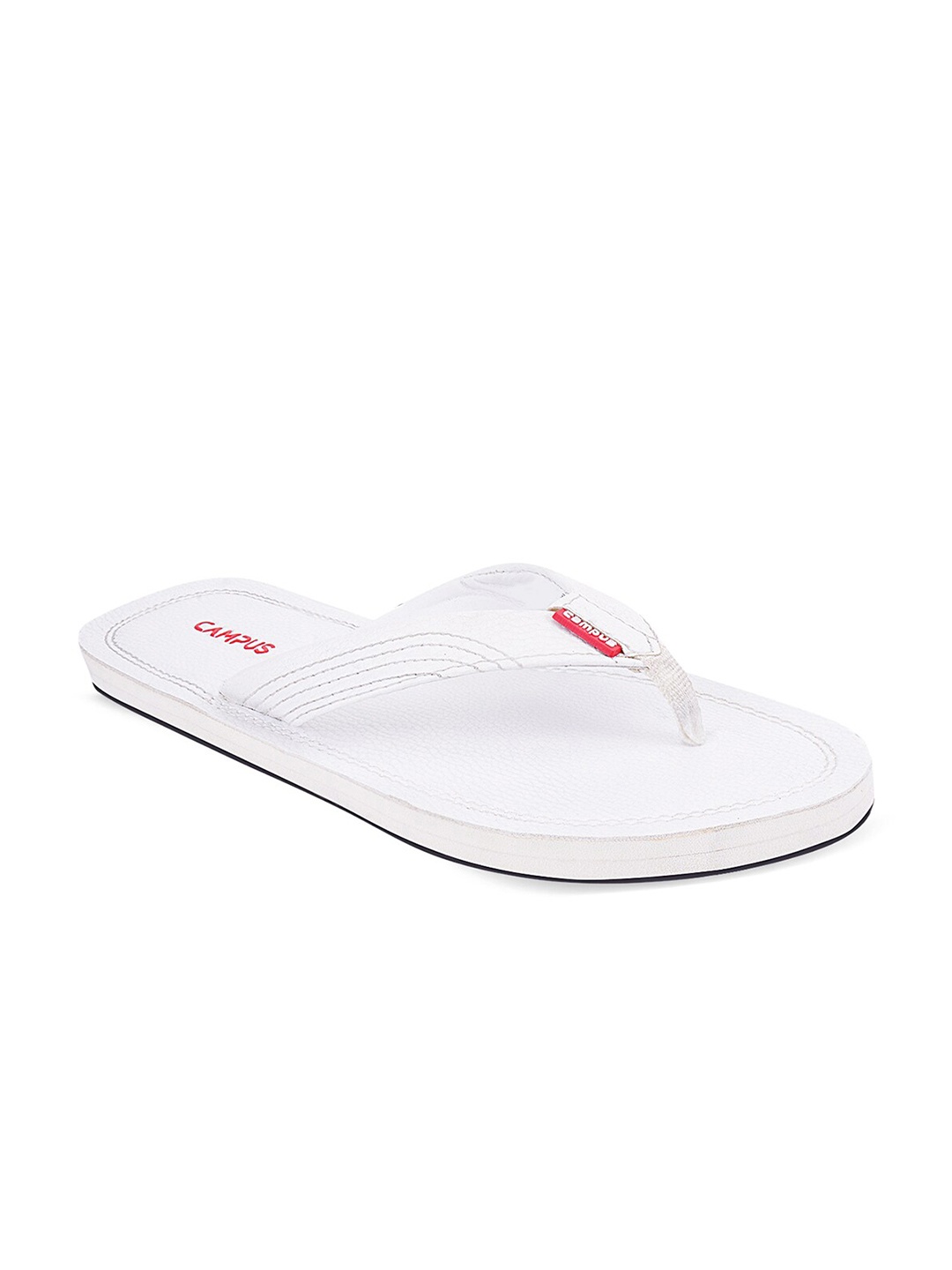 

Campus Men White Solid Thong Flip-Flops