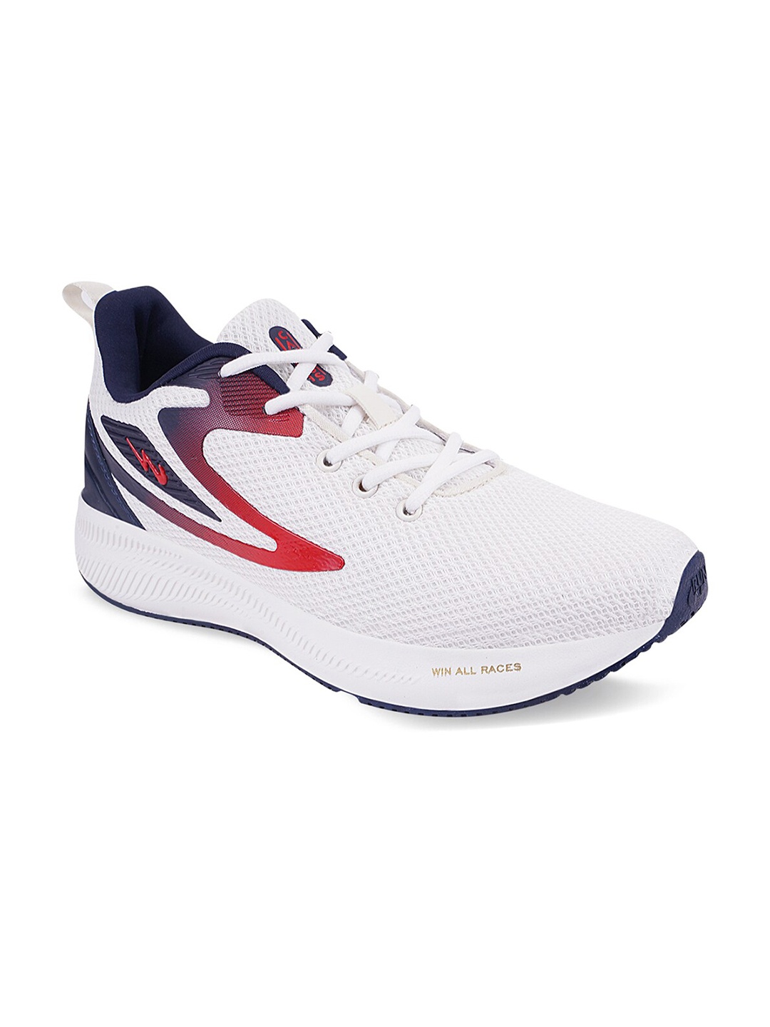 

Campus Men White Mesh Running Shoes