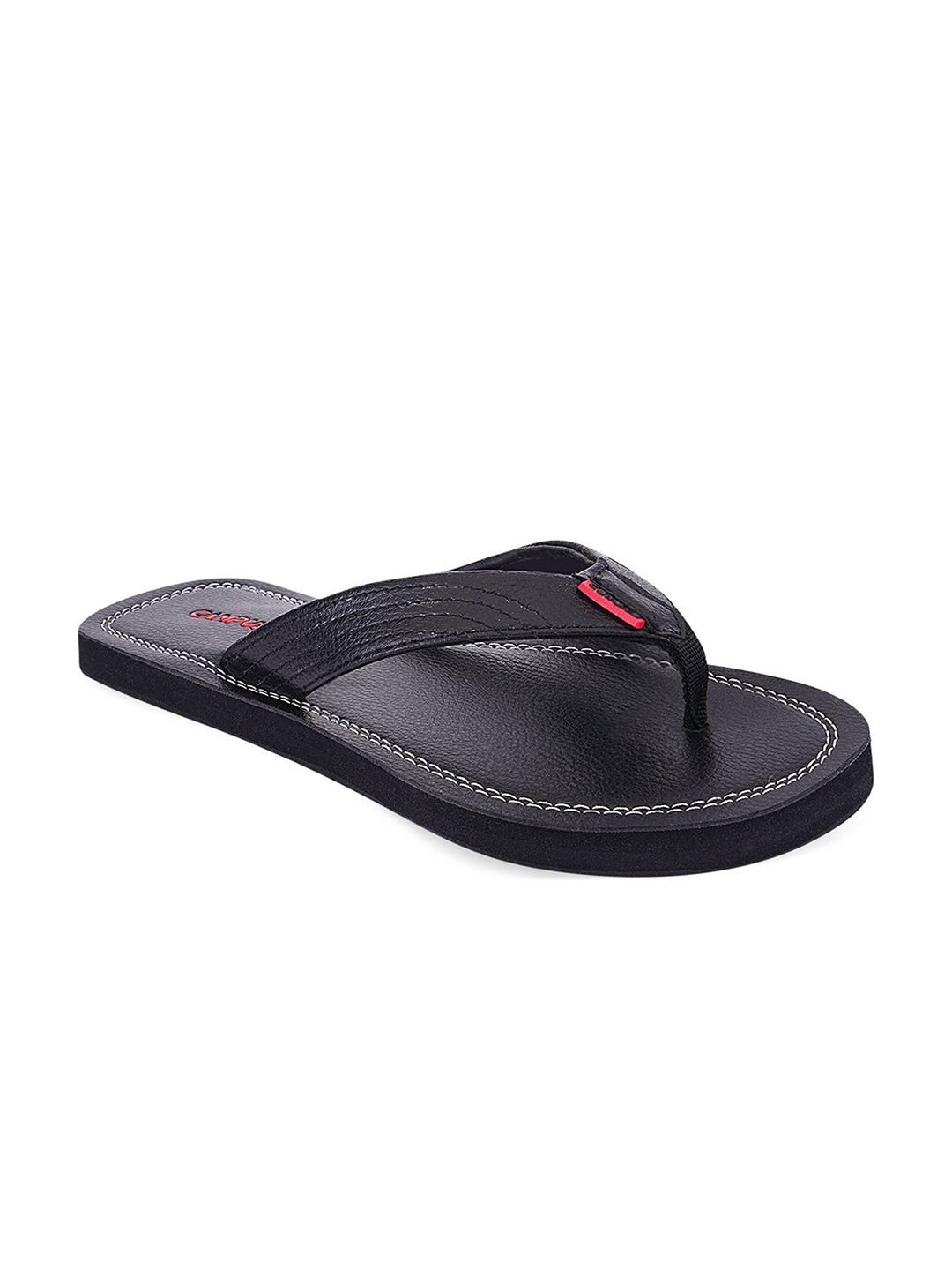 

Campus Men Black Solid Thong Flip-Flops