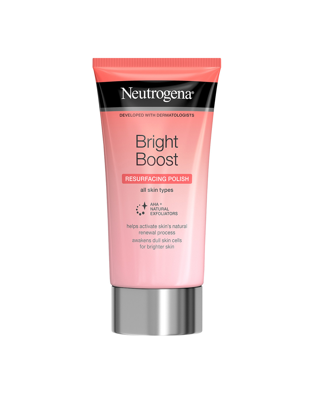 

Neutrogena Bright Boost Resurfacing Polish with Accelerated Brightening Complex - 75ml, Pink