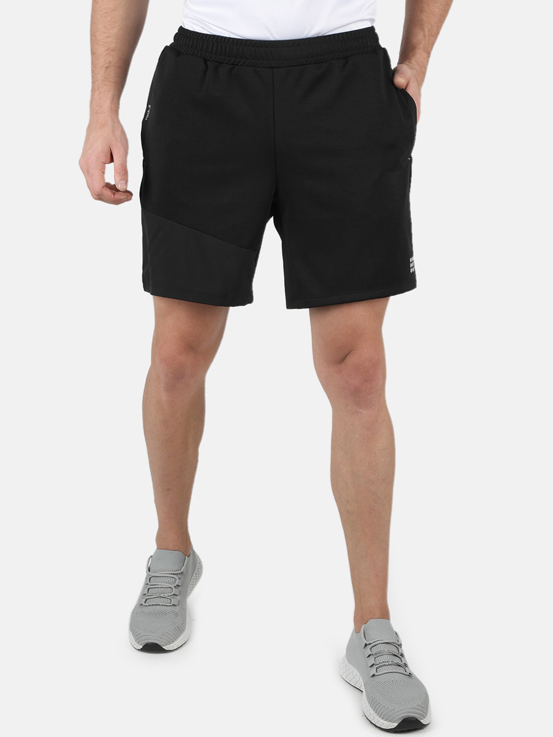 

rock it Men Black Sports Shorts