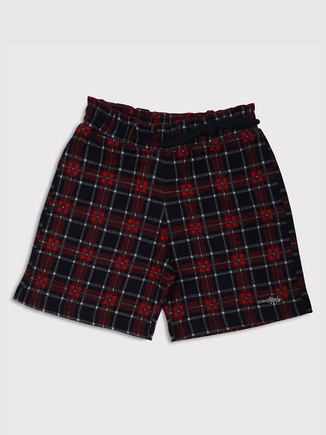 

Ziama Girls Red Checked Shorts