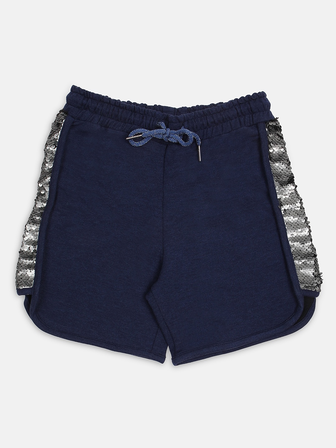 

Ziama Girls Blue Printed Shorts