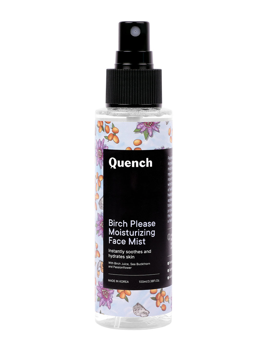 

Quench Moisturizing Face Mist Toner To Hydrate & Calm Irritated Skin - 100ml, Blue