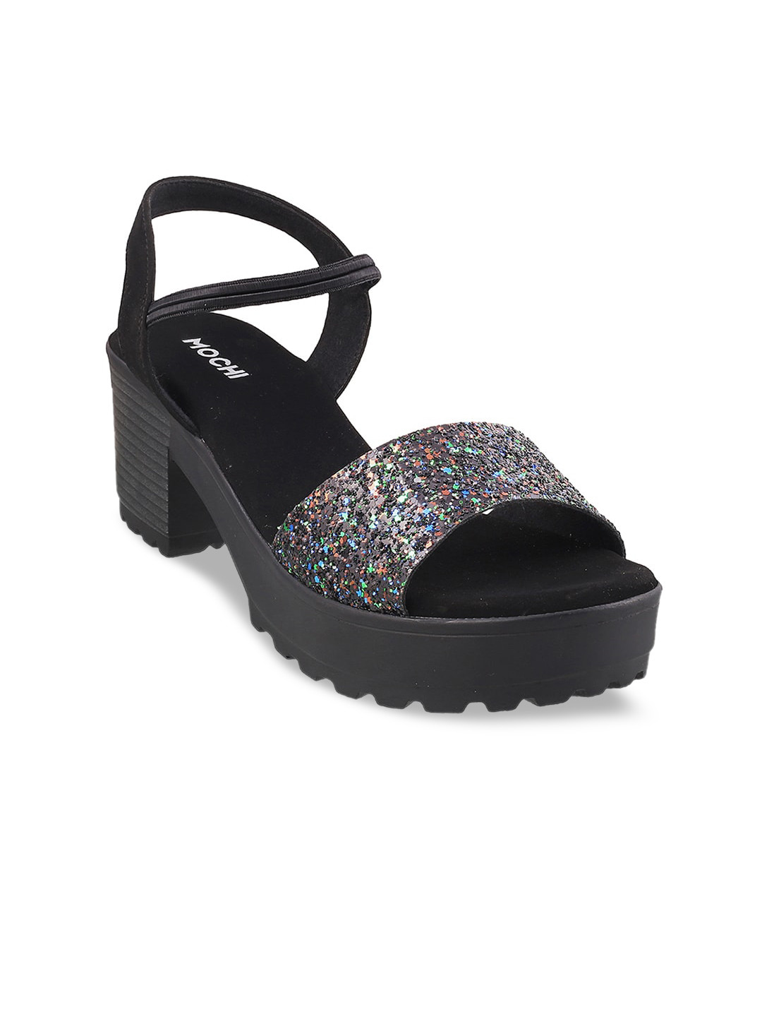 

Mochi Black Platform Heels