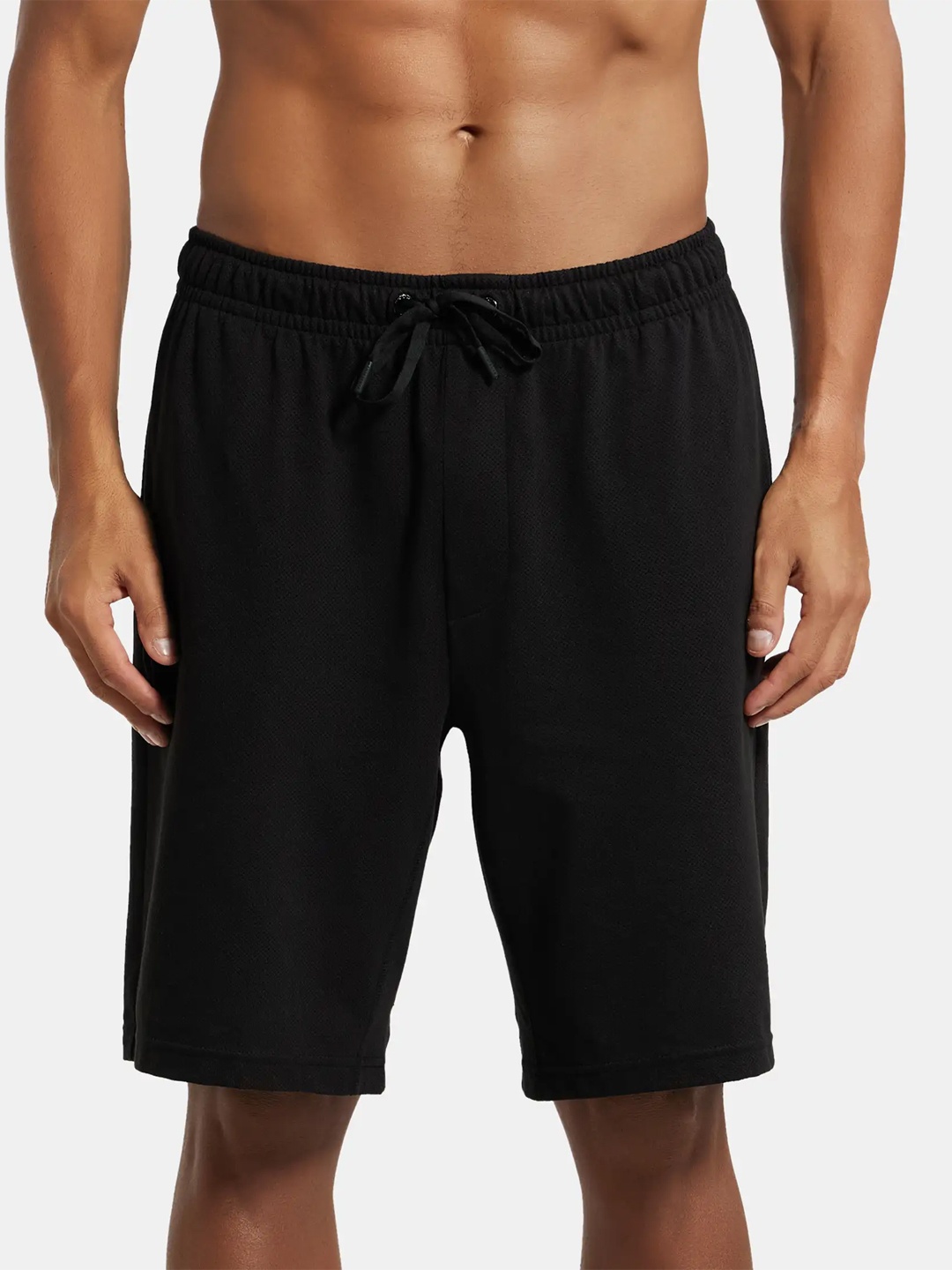 

Jockey Men Pure Cotton Shorts, Black