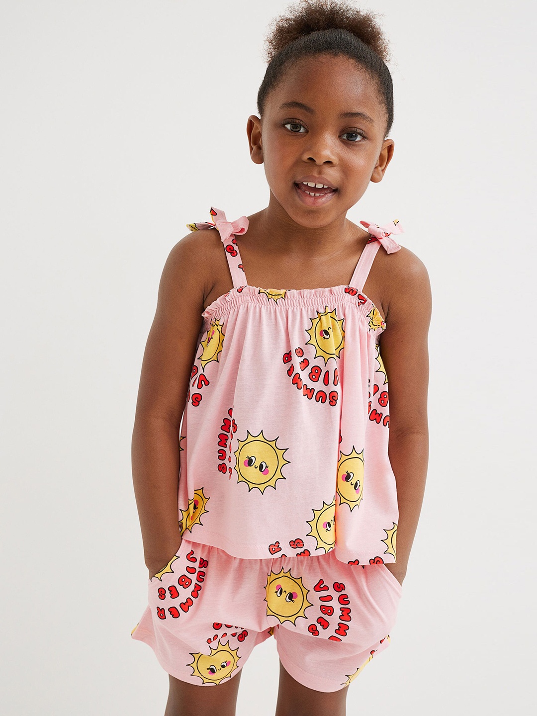 

H&M Girls Pink 2-Piece Cotton Jersey Set