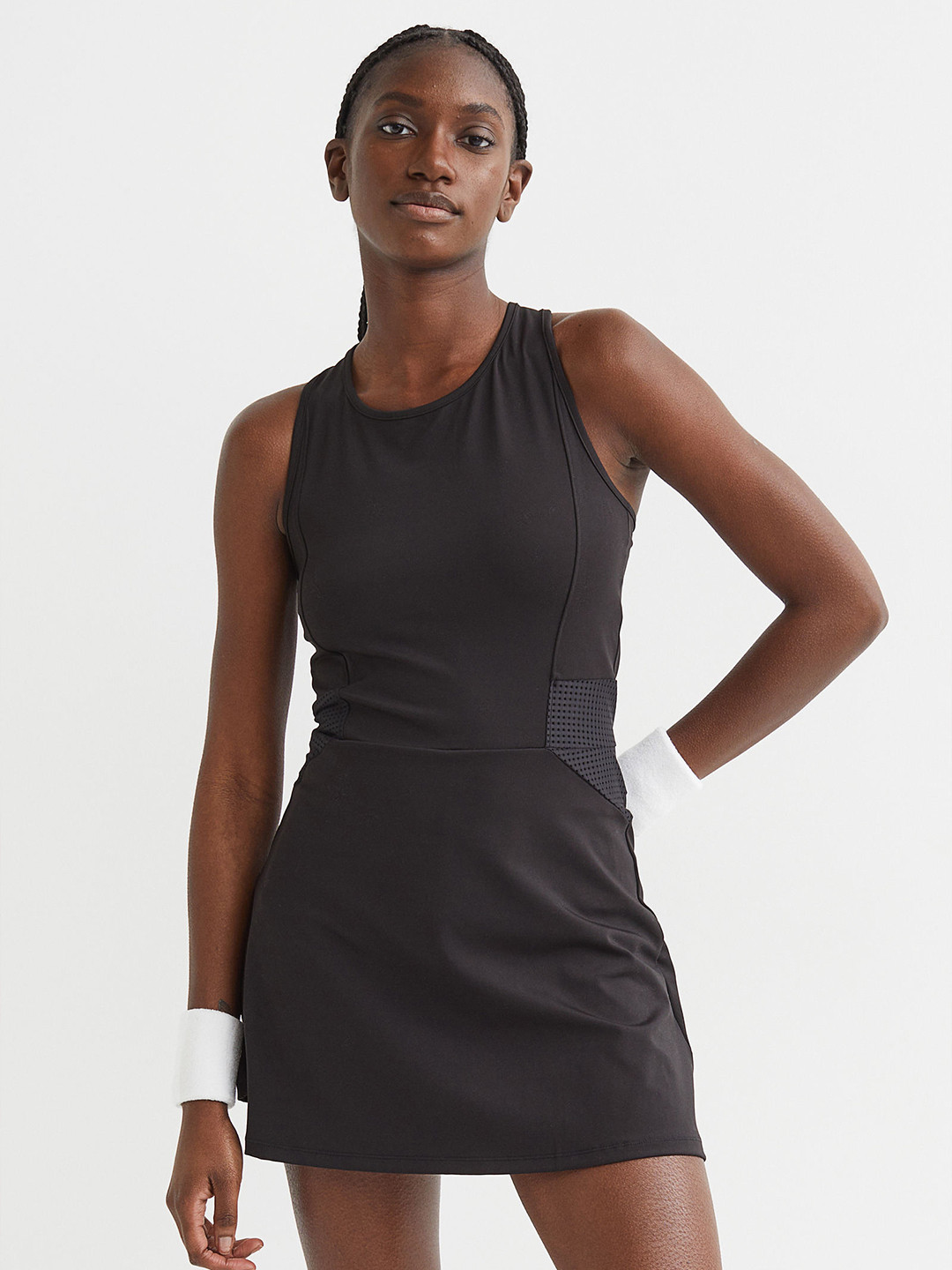 

H&M Black Fast-Drying Tennis Dress