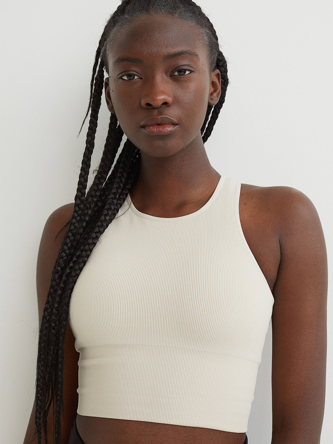 

H&M Beige Seamless Sports Bralette