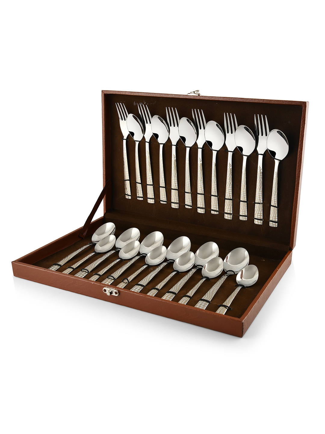 

FNS Set of 24 Silver-Toned Mixed Cutlery Set