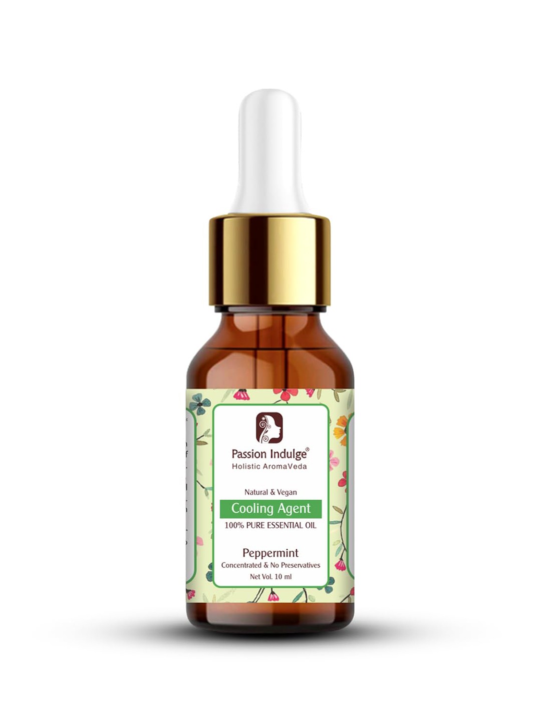 

Passion Indulge Peppermint Pure Essential Oil 10 ml, Multi