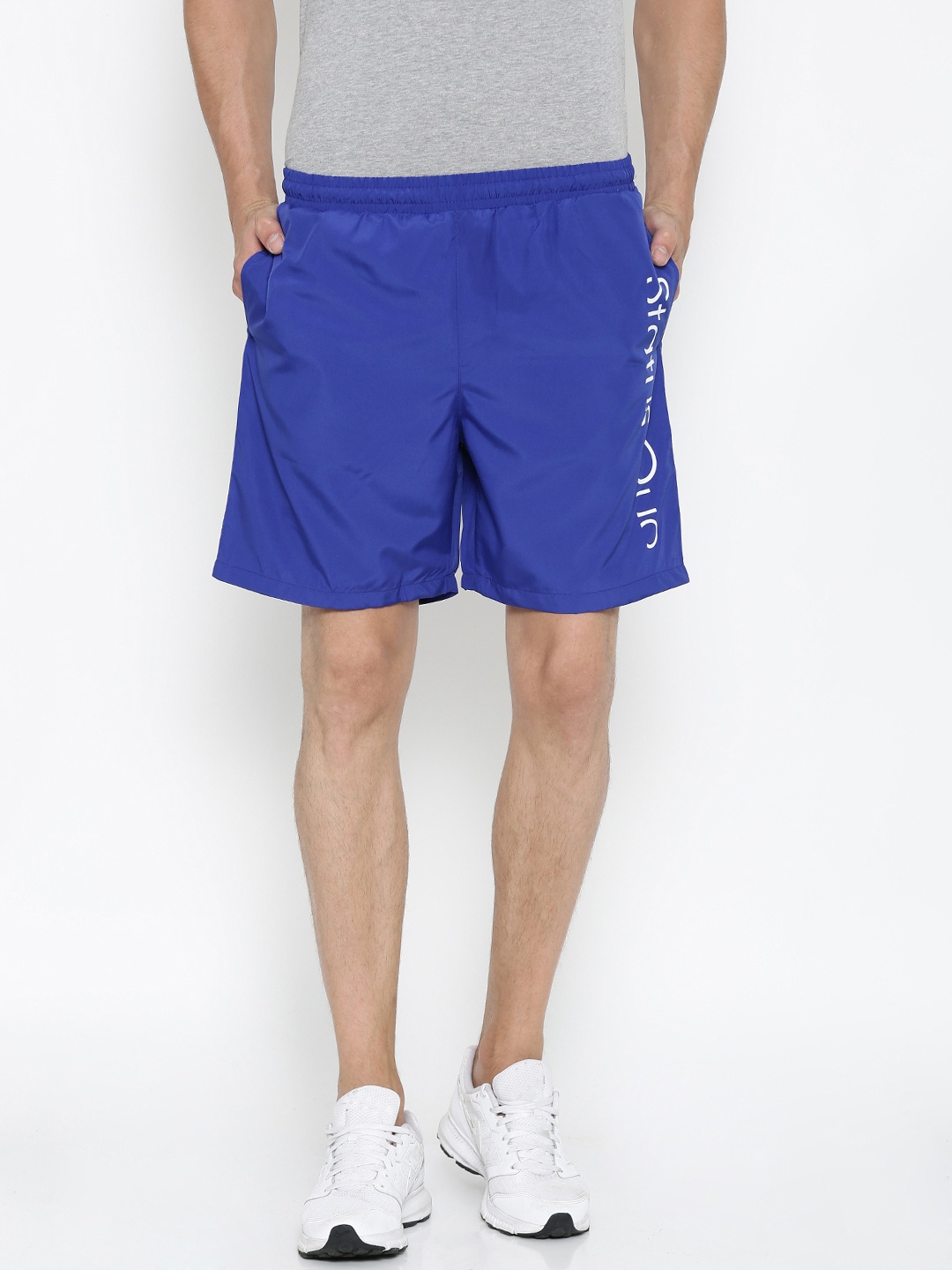 

Status Quo Men Blue Solid Sports Shorts