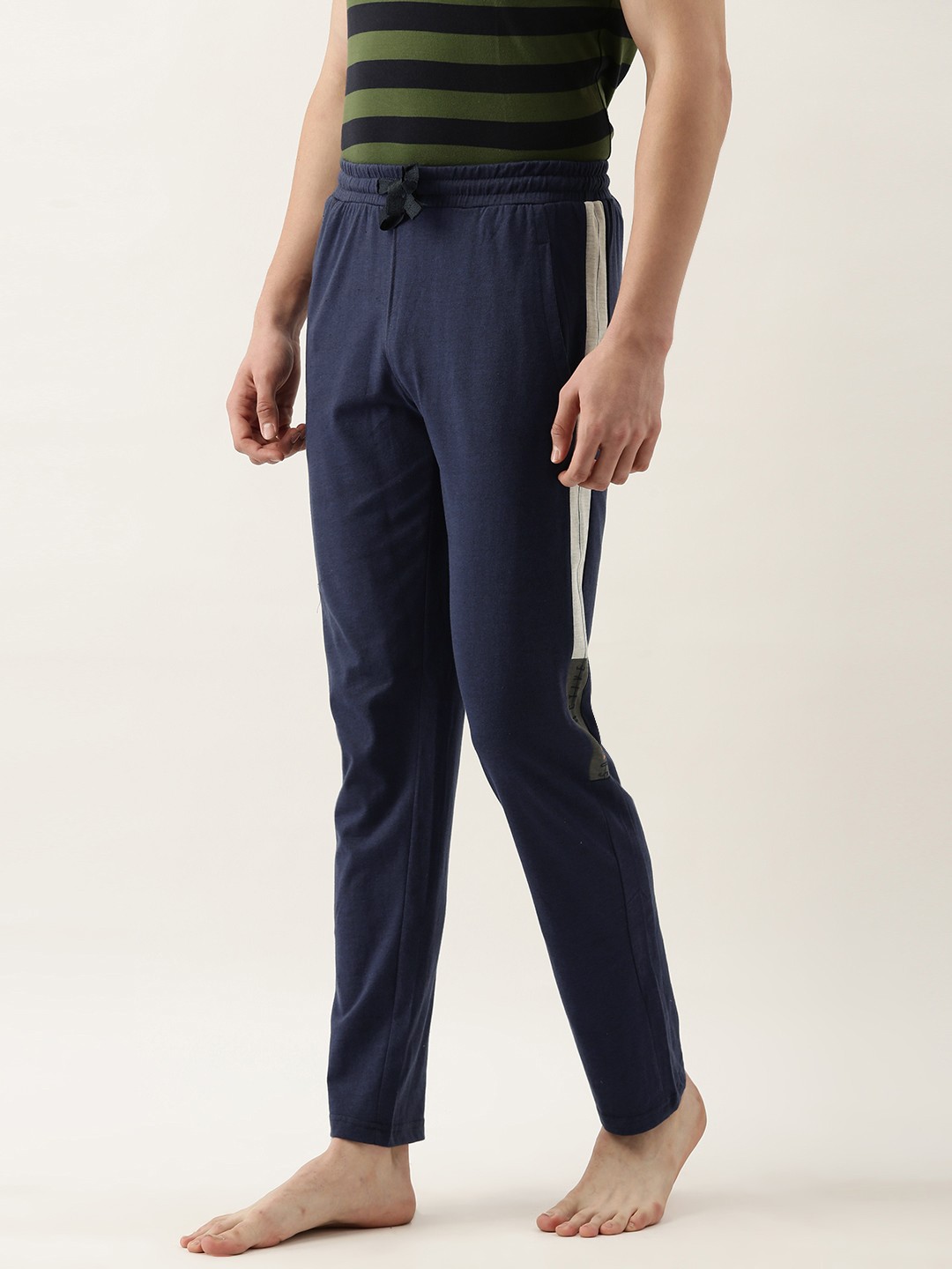 

Sweet Dreams Men Navy Blue Solid Lounge Pants