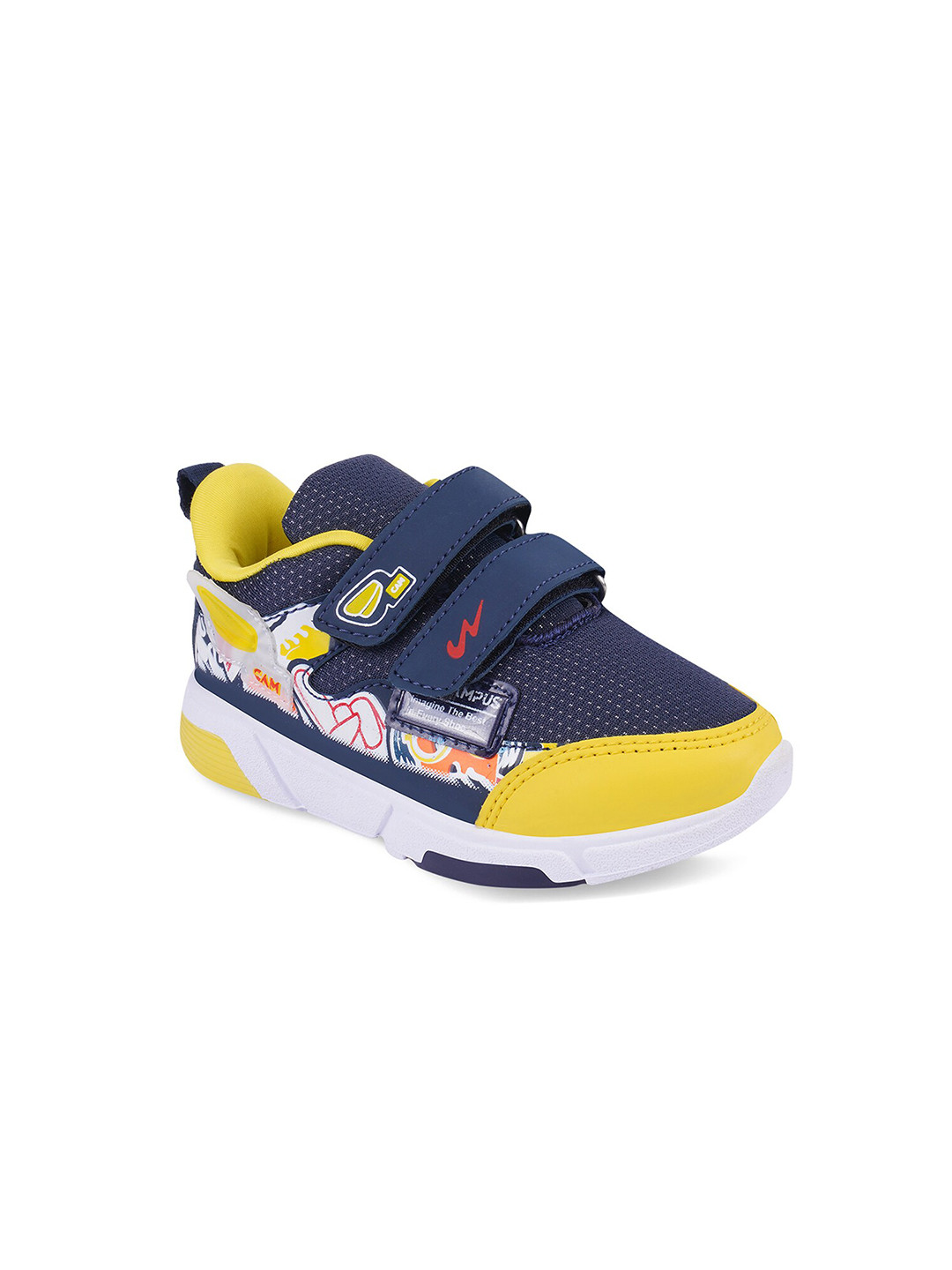 

Campus Unisex Kids Navy Blue Mesh Running Shoes