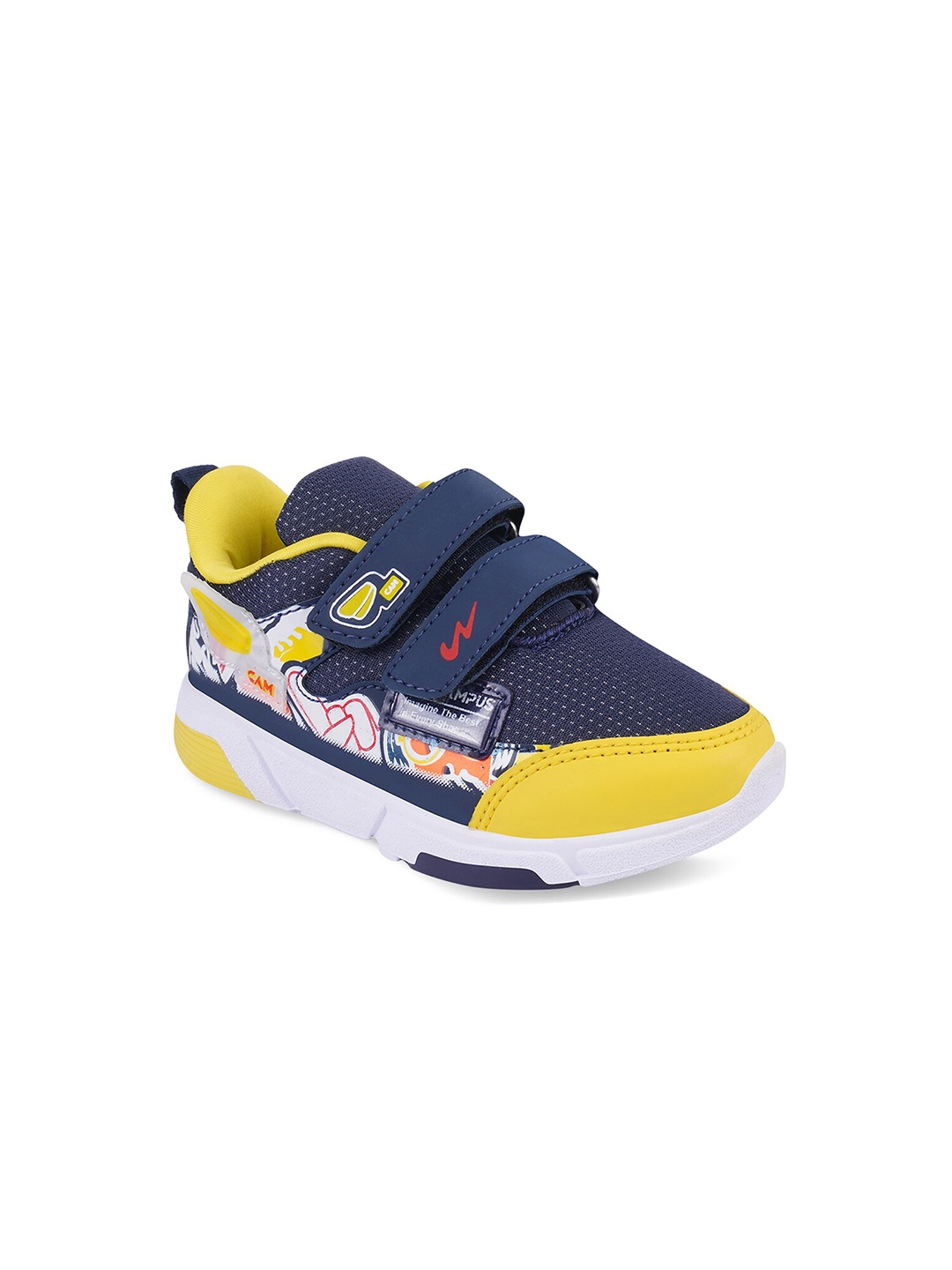 

Campus Unisex Kids Navy Blue Mesh Running Shoes