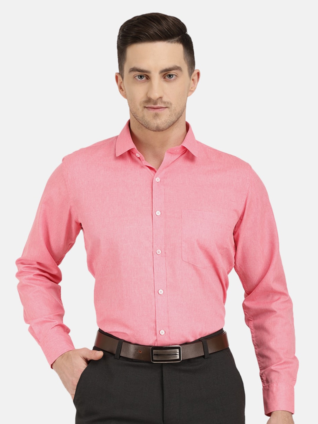 

V-Mart Men Fuchsia Formal Shirt