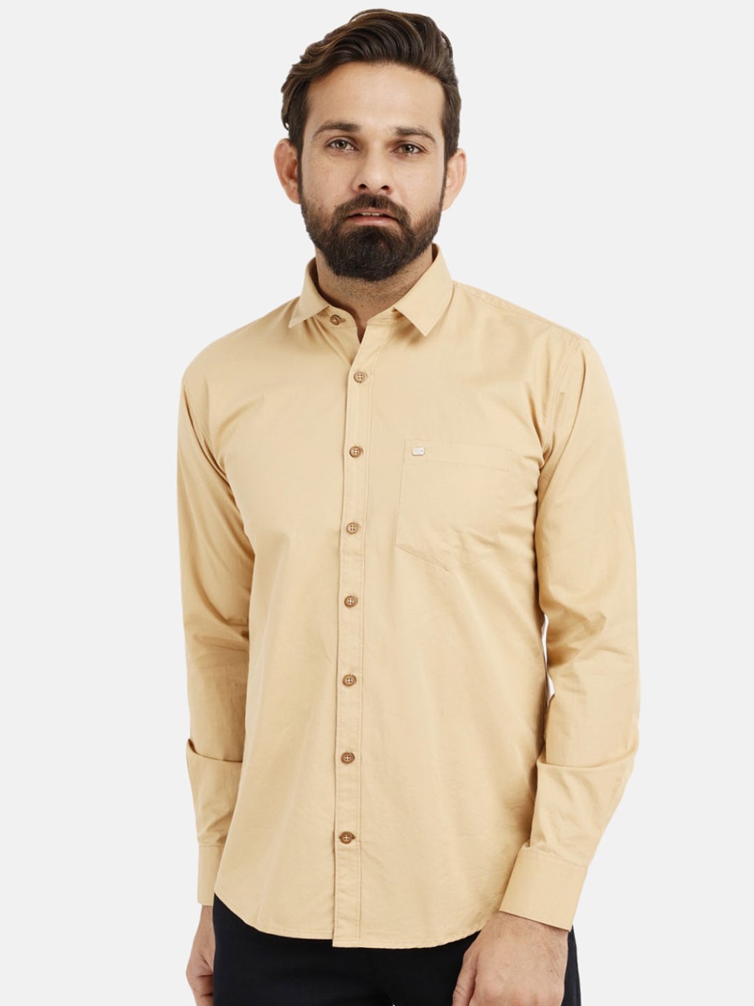 

V-Mart Men Khaki Casual Shirt