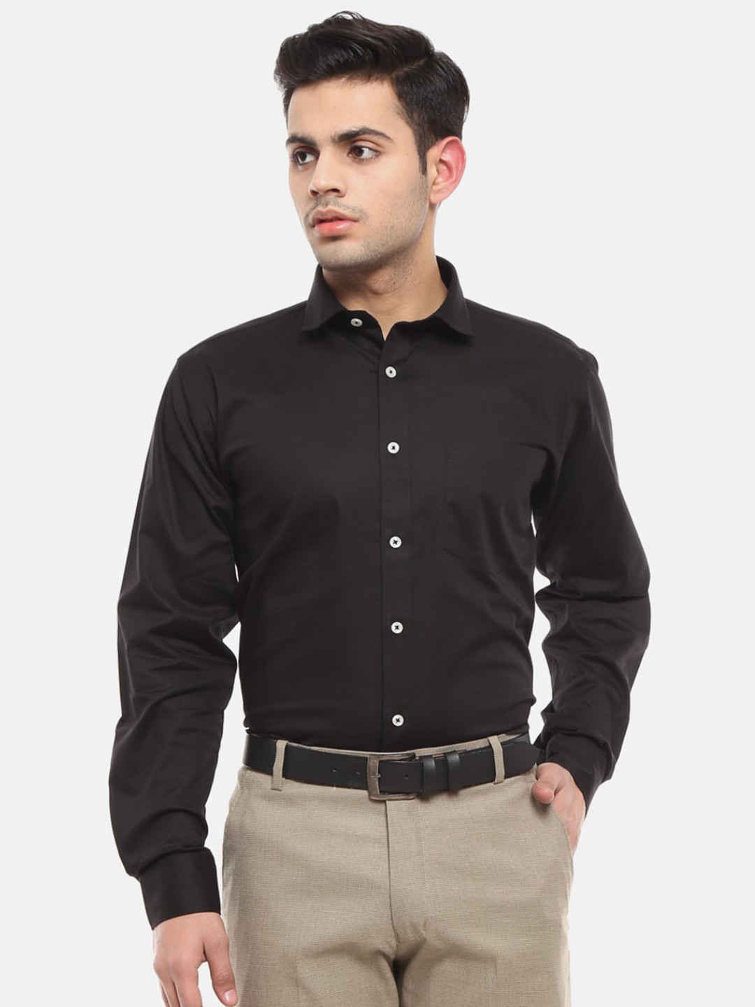 

V-Mart Men Black Formal Shirt