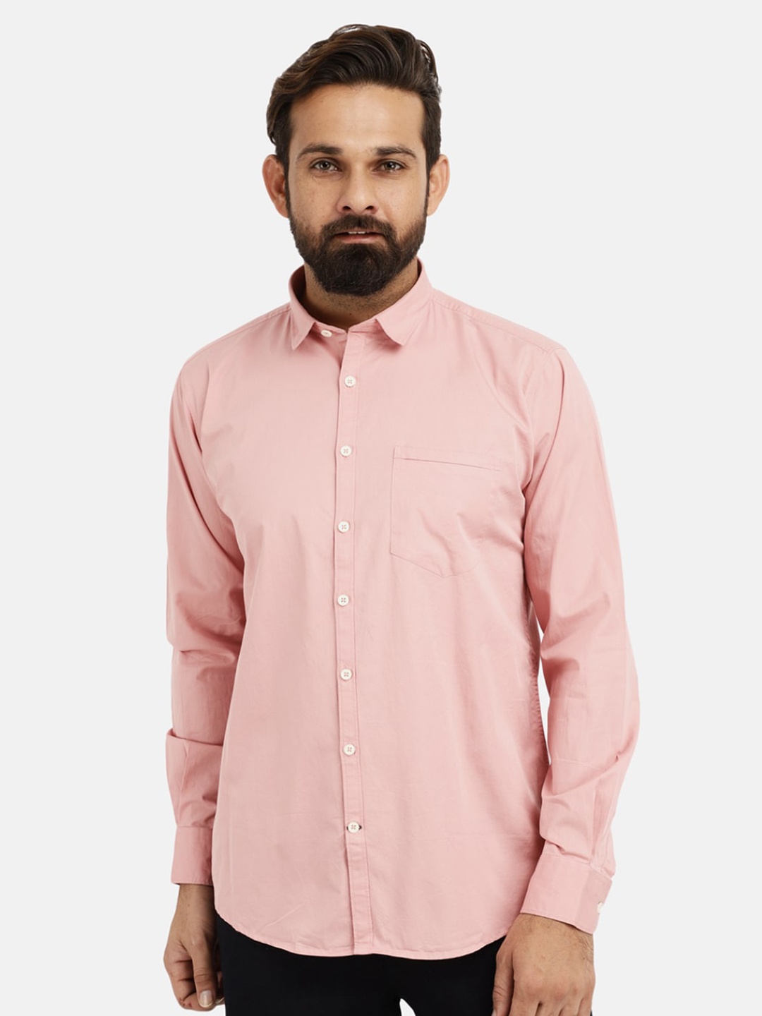 

V-Mart Men Pink Printed Casual Shirt