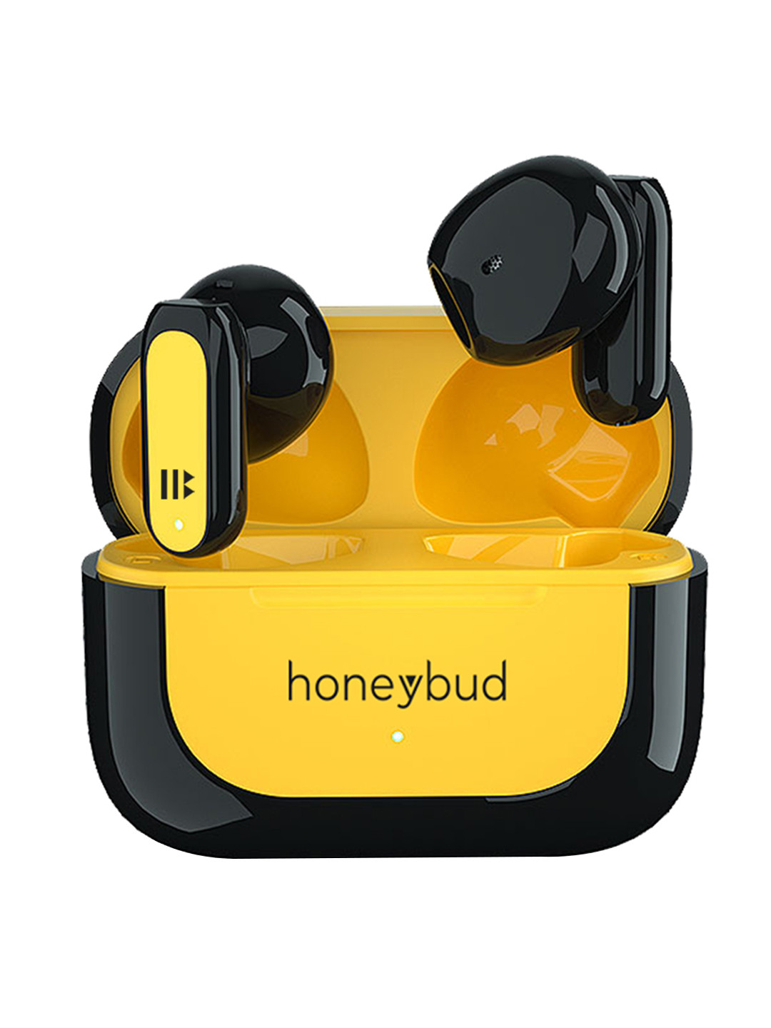 

honeybud Black B16 Bluetooth TWS with 13 mm Powerful Dual Driver & Fast Charging Playpods