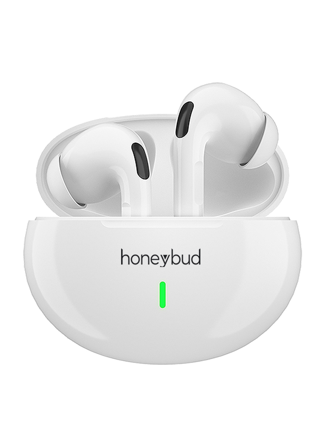 

honeybud White Playpods TWS Earbuds with Environment Noise Cancellation & Fast Charging