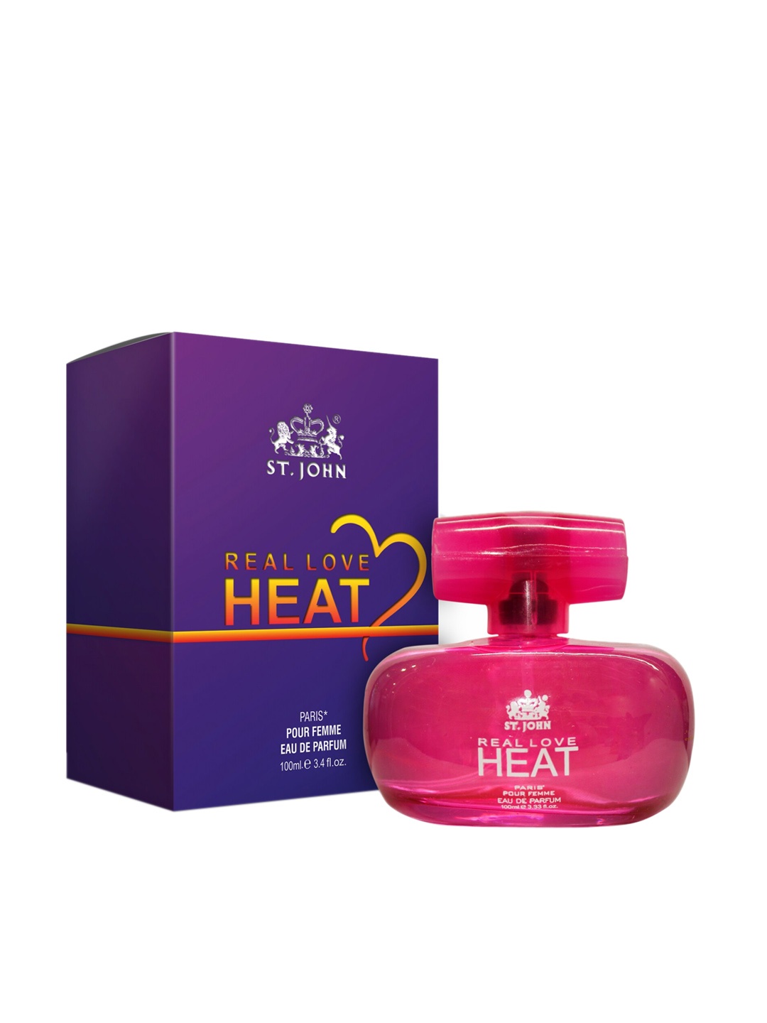 

St. John Women Real Love Heat Paris Eau De Parfum - 100 ml, Pink