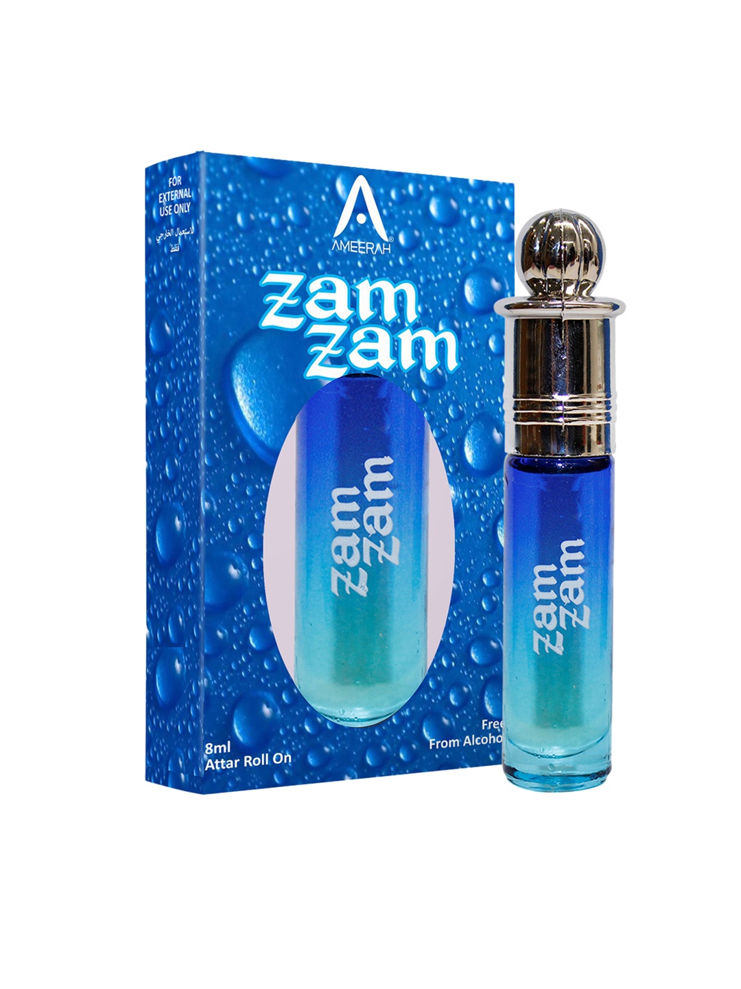 

St. John Ameerah Zam Zam Attar Roll On - 8 ml, Blue